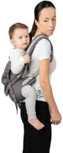 Momi Collete  Art.132042 Grey  Сумка переноска кенгуру 2 в 1 ( 3,5 до 20 кг)