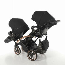 Tako  Imperial Duo Slim Art.TIDS-04 Bērnu dvīņu ratiņi (rati)  2 vienā dvīņiem