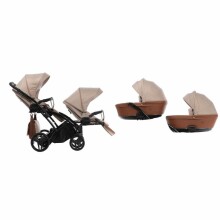 Tako Corona Duo Lite Slim Art.TCDLS-03  Детская универсальная коляска 2 в 1 для двойни