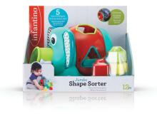 Infantino Shape Sorter Art.306912 Formu šķirotājs Zilonītis
