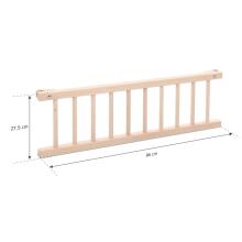 Kidsworld Wood Bed Rail Art.132313 Natural Bērnu gultas aizsargmala / aizsārgbarjera (86x27.5 cm)