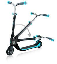 GLOBBER skrejritenis Flow 125 Foldable, black-blue, 473-101