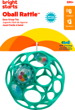 Brights Starts Oball Rattle Art.11483 Turquoise Сгибающийся мячик c погремушкой