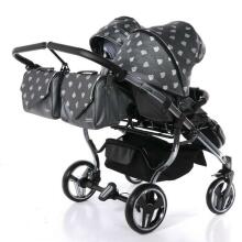 Junama Glow Duo Art.GD-04  Детская универсальная коляска 2 в 1 для двойни