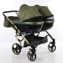Junama Saphire Duo Art.SD-07  Детская универсальная коляска 2 в 1 для двойни