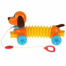 Gerardo Toys Dog  Art.WD3772/12  Детская каталка Собачка со звуком