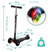 Qkids Mavel Scooter Led Art.HUBA00019 Bērnu trīsriteņu skūteris