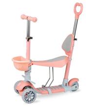 Qkids ILI Scooter Art.HUBA00018 Peach Skrejritenis 3 in1