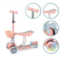 Qkids ILI Scooter Art.HUBA00018 Peach Skrejritenis 3 in1
