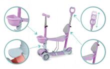 Qkids ILI Scooter Art.HUBA00017 Purple Skrejritenis 3 in1
