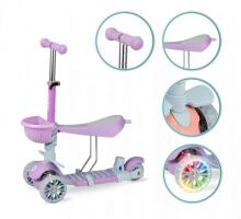 Qkids ILI Scooter Art.HUBA00017 Purple Skrejritenis 3 in1