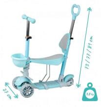 Qkids ILI Scooter Art.HUBA00015 Blue Skrejritenis 3 in1