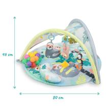 Qkids Playmat Jungle Art.MAED00005 attīstošais paklājiņš