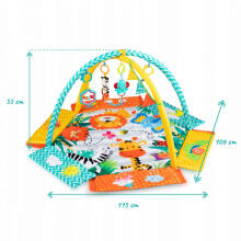 Qkids Playmat Multi Art.MAED00003 attīstošais paklājiņš