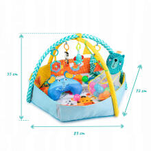 Qkids Playmat Multi Art.MAED00003 attīstošais paklājiņš