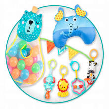 Qkids Playmat Multi Art.MAED00003 attīstošais paklājiņš
