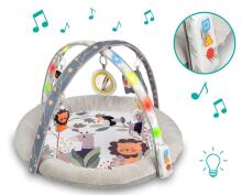 Qkids Playmat Zoo  Art.MAED00006  Развивающий коврик  с игрушками со световыми и звуковыми эффектами