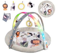 Qkids Playmat Zoo  Art.MAED00006  Развивающий коврик  с игрушками со световыми и звуковыми эффектами