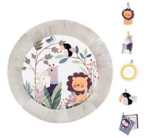 Qkids Playmat Zoo  Art.MAED00006  Развивающий коврик  с игрушками со световыми и звуковыми эффектами
