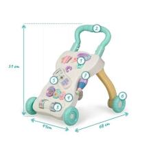 Qkids Wallker Pullo Art.KIDS00000015 Музыкальный интерактивный развивающий центр 2 в 1