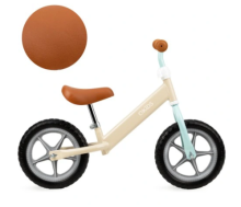 Qkids Balance Bike Fleet Art.QKIDS00002 Cappucino Balansa velosipēds+Dāvana! Momi Mimi Helmet Art.ROBI00019 Black Sertificēta, regulējama ķivere bērniem (47-58 cm)