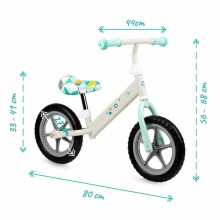 Qkids Balance Bike Fleet Art.QKIDS00001 Grey  Детский велосипед - бегунок с металлической рамой