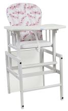 Drewex Antos Libelula Art.132522 White barošanas krēsliņš-transformeris