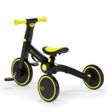 Kinderkraft Tricycle 4Trike Art.KR4TRI00BLK0000 Black  Saliekamais bērnu trīsriteņis/skrējritenis 3 vienā