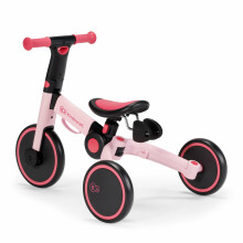 Kinderkraft Tricycle 4Trike Art.KR4TRI00PNK0000 Candy Pink   Складной трехколесный велосипед/бегунок 3 в 1