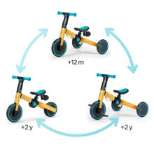 Kinderkraft Tricycle 4Trike Art.KR4TRI00PNK0000 Candy Pink   Складной трехколесный велосипед/бегунок 3 в 1