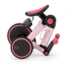Kinderkraft Tricycle 4Trike Art.KR4TRI00PNK0000 Candy Pink   Складной трехколесный велосипед/бегунок 3 в 1