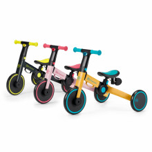 Kinderkraft Tricycle 4Trike Art.KR4TRI00PNK0000 Candy Pink  Saliekamais bērnu trīsriteņis/skrējritenis 3 vienā