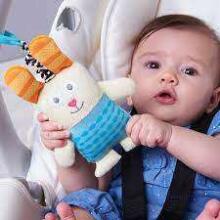 Taf Toys Busy Rabbit Art.132533 Rotaļlieta piekārināma ratiem ar vibrāciju Zaķītis