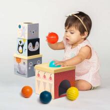 Taf Toys North Pole Ball Drop Stacker Art.248910 Attīstošais sorteris/piramīda