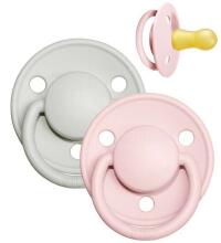 Bibs Colour Art.132571 Haze/Blossom   Soothers 0-6 m.