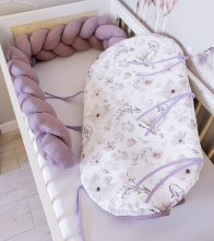 La bebe™ Babynest Premium Magnolia  Art.132585 Гнездышко – кокон для новорожденных Babynest