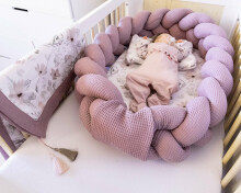 La bebe™ Babynest Premium Magnolia  Art.132585 Гнездышко – кокон для новорожденных Babynest