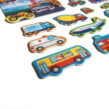 Roter Käfer  Magnetic Puzzle Transport Art.RK2090-04 Puzle ar magnētiem Transports (Vladi Toys)