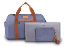 Lionelo Bag Ida  Art.132633 Denim  Сумка для мамы