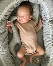 Childhome Babynest  Art.CCBNJERGR Jersey Grey Ligzdiņa - kokons jaundzimušajiem Babynest