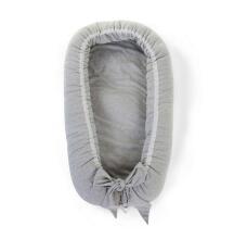 Childhome Babynest  Art.CCBNJERGR Jersey Grey Ligzdiņa - kokons jaundzimušajiem Babynest
