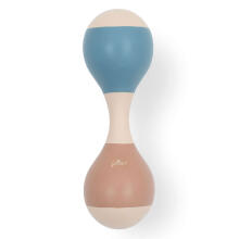 Jollein Maracas Art.119-001-66022 Blue Muzikāla koka rotaļlieta marakasi