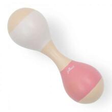 Jollein Maracas Art.119-001-66021 Pink  Музыкальная игрушка детские деревянные маракасы