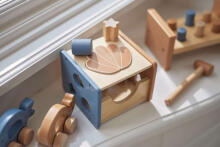 Jollein Shape Sorter  Art.104-001-66026 Blue  Koka sorteris