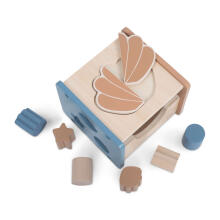 Jollein Shape Sorter  Art.104-001-66026 Blue  Koka sorteris