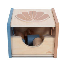 Jollein Shape Sorter  Art.104-001-66026 Blue  Koka sorteris