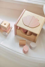 Jollein Shape Sorter  Art.104-001-66025 Pink  Koka sorteris