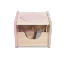Jollein Shape Sorter  Art.104-001-66025 Pink  Koka sorteris