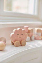 Jollein Wooden Toy Car Art.112-001-66025 Pink