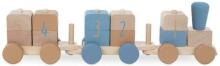 Jollein Wooden Train Art.117-001-66022 Blue